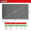 Displex PRIVACY SAFE odłączany dwukierunkowy filtr prywatyzujący do monitora biurkowego 22 inch (16:10)