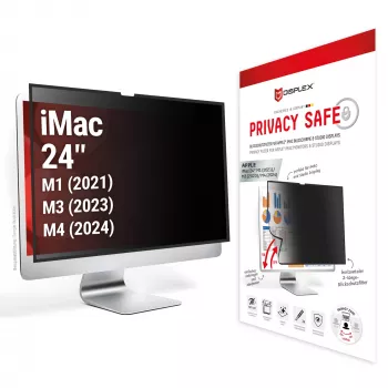 Displex PRIVACY SAFE odłączany dwukierunkowy filtr prywatyzujący do iMac 24 cale M1 (2021) / M3 (2023) / M4 (2024)