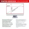 Displex PRIVACY SAFE odłączany dwukierunkowy filtr prywatyzujący do iMac 24 cale M1 (2021) / M3 (2023) / M4 (2024)