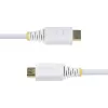 StarTech.com 1,8 m Premium Certified High Speed HDMI kabel, 4K 60Hz/1440p 144Hz, HDR10/HDCP 2.2/ARC, 18Gbps, przewód UHD HDMI 2.0 do TV/monitora/wyświetlacza, koszulka TPE, biały