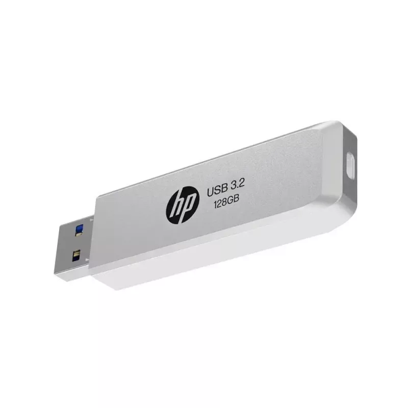Pamięć USB HP HPFD819W-A-128 — 128 GB, USB Type-A 3.2 Gen 2, srebrna, forma suwaka