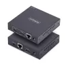 StarTech.com HDMI KVM Extender Over IP sieciowy, 4K 60Hz, bez sterowników, zestaw nadajnika i odbiornika HDMI i USB przez Ethernet/CAT6, AVoIP, w zestawie uchwyty montażowe