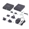 StarTech.com HDMI KVM Extender Over IP sieciowy, 4K 60Hz, bez sterowników, zestaw nadajnika i odbiornika HDMI i USB przez Ethernet/CAT6, AVoIP, w zestawie uchwyty montażowe