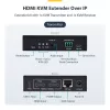 StarTech.com HDMI KVM Extender Over IP sieciowy, 4K 60Hz, bez sterowników, zestaw nadajnika i odbiornika HDMI i USB przez Ethernet/CAT6, AVoIP, w zestawie uchwyty montażowe