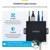 StarTech.com HDMI KVM Extender Over IP sieciowy, 4K 60Hz, bez sterowników, zestaw nadajnika i odbiornika HDMI i USB przez Ethernet/CAT6, AVoIP, w zestawie uchwyty montażowe