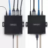 StarTech.com HDMI KVM Extender Over IP sieciowy, 4K 60Hz, bez sterowników, zestaw nadajnika i odbiornika HDMI i USB przez Ethernet/CAT6, AVoIP, w zestawie uchwyty montażowe