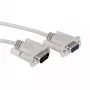 Kabel RS232 ROLINE 11.01.6260 6m DB9 M-F szary
