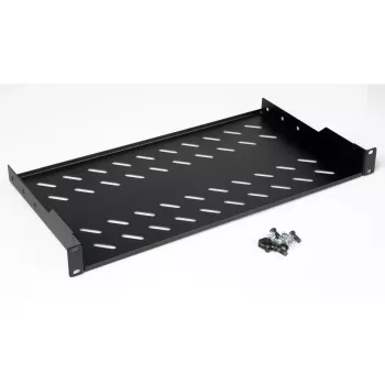 Półka Rack ROLINE 19 cali 1U głębokość 250 mm udźwig 15 kg czarna