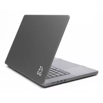 Etui ochronne Zagg Hardshell do MacBooka Pro 13 M2/M1 (20) — wykończenie Smoke, osłona ochronna
