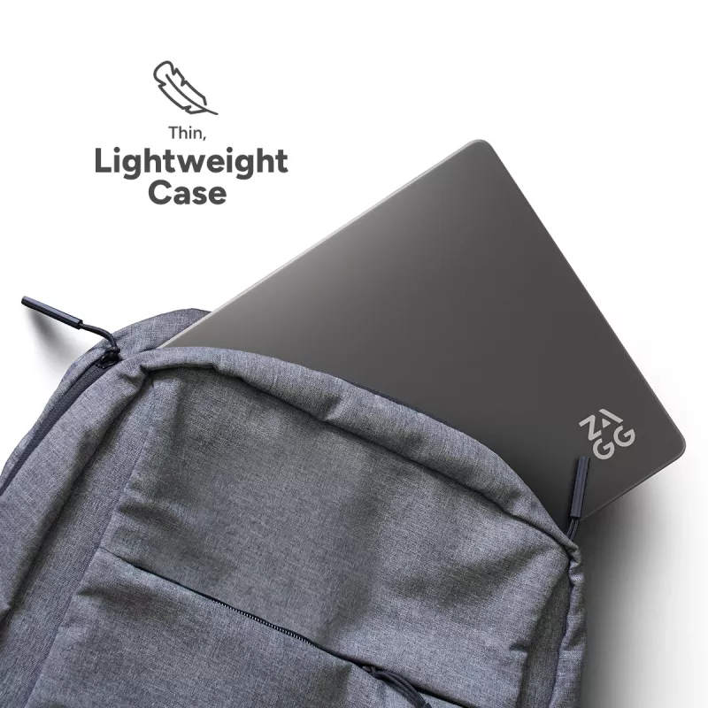 Etui ochronne Zagg Hardshell do MacBooka Pro 13 M2/M1 (20) — wykończenie Smoke, osłona ochronna