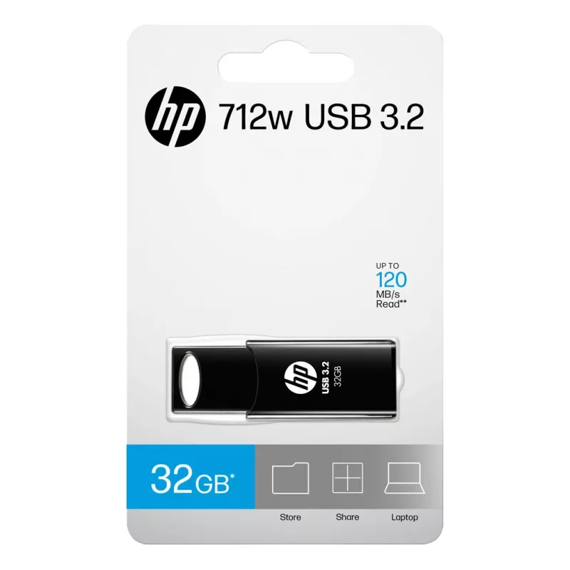Pamięć USB HP 712w 32 GB USB Typ-A 3.2 Gen 1 (3.1 Gen 1) Czarny