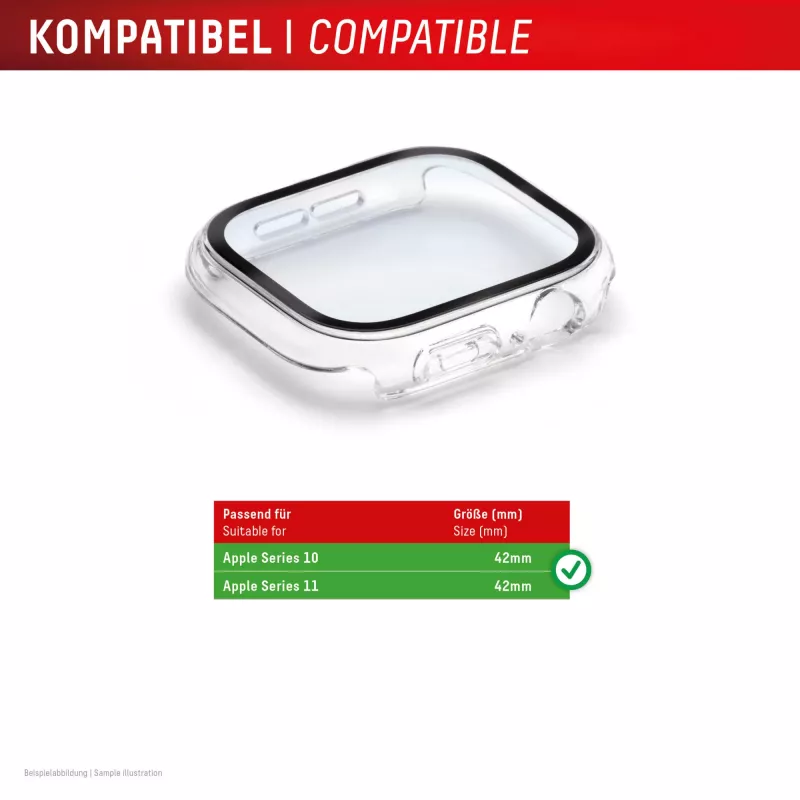 Full Body Protector e.v.i. DISPLEX Apple Series 10 42mm Transparent — pełnopokrywowa folia ochronna dla Apple Watch Series 10 42mm