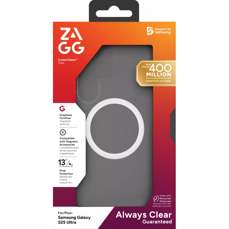 Cover ZAGG Samsung Galaxy S25 Ultra Transparent 6.9 inch