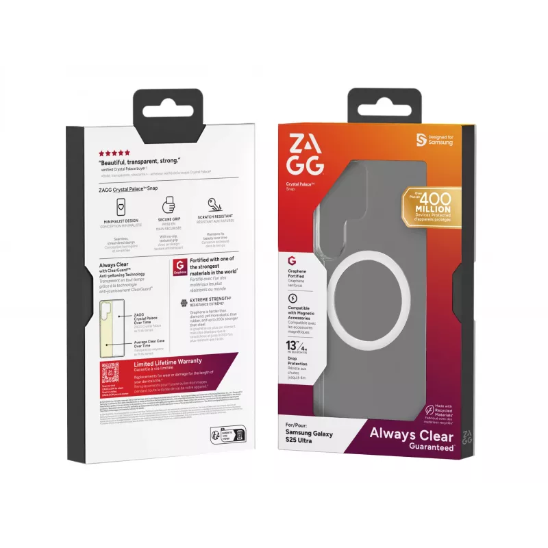 Cover ZAGG Samsung Galaxy S25 Ultra Transparent 6.9 inch