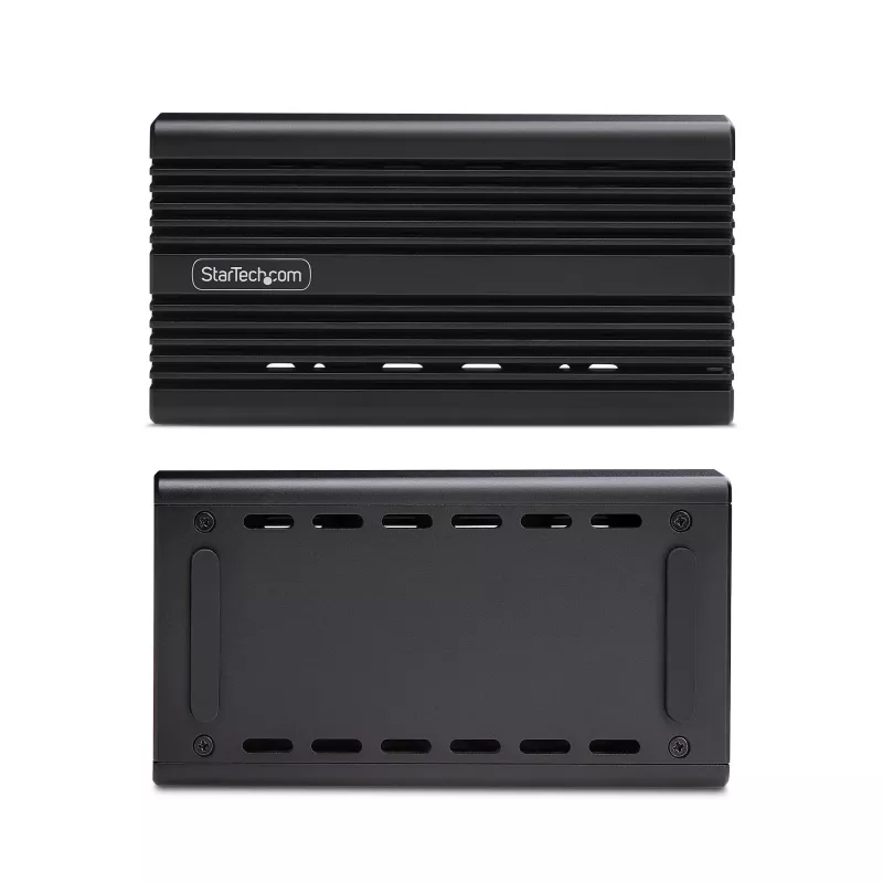 StarTech.com USB4 M.2 NVMe Enclosure, 40Gbps, External USB-C/Thunderbolt NVMe SSD Enclosure, Aluminum Heatsink Case, B+M/M-Key