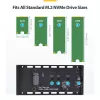 StarTech.com USB4 M.2 NVMe Enclosure, 40Gbps, External USB-C/Thunderbolt NVMe SSD Enclosure, Aluminum Heatsink Case, B+M/M-Key