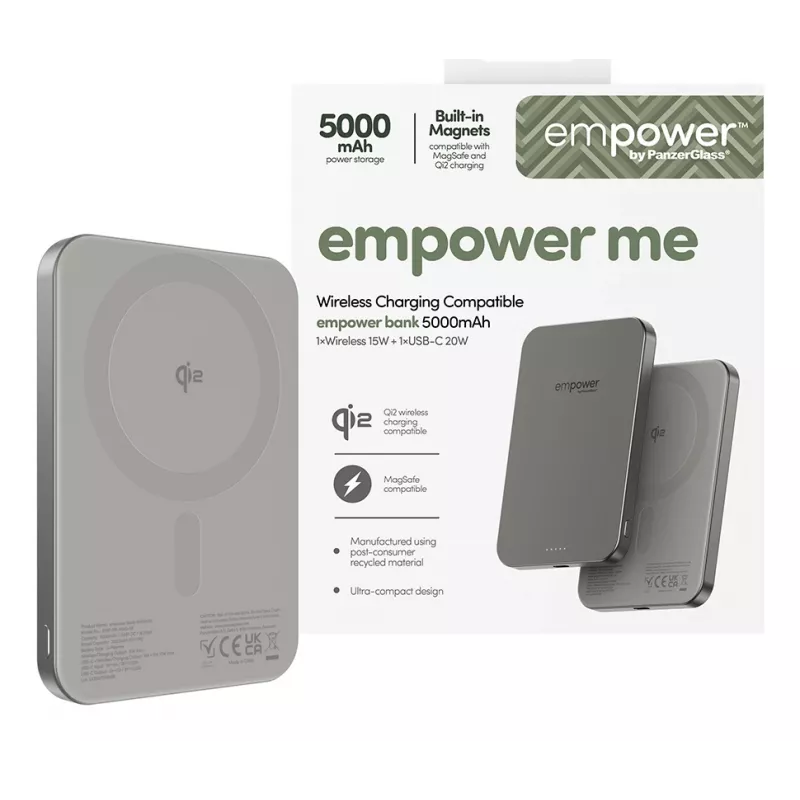 Power Bank PanzerGlass empower by empower Bank 5000mAh Titanium