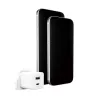 PanzerGlass empower™ by ® Turbo 35W Ładowarka z USB-C + USB-A | Wtyczka UK | Srebrno-biała