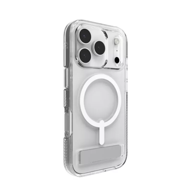 Etui ZAGG Crystal Palace Snap Kickstand do Apple iPhone 17 Pro Transparentne