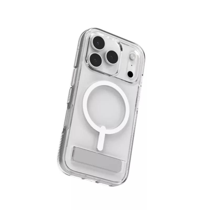 Etui ZAGG Crystal Palace Snap Kickstand do Apple iPhone 17 Pro Transparentne