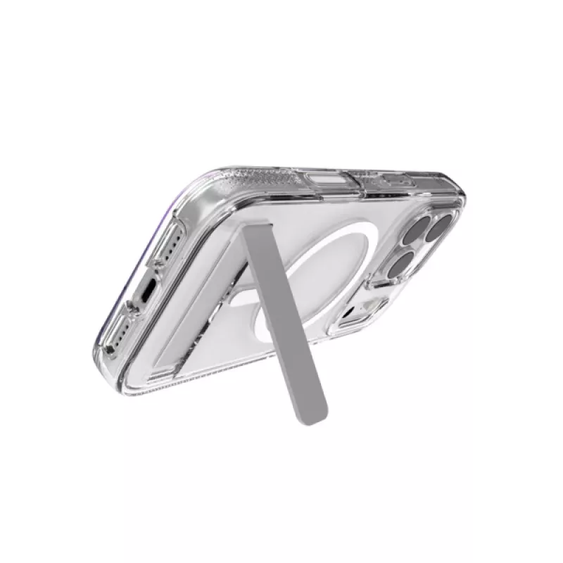 Etui ZAGG Crystal Palace Snap Kickstand do Apple iPhone 17 Pro Transparentne