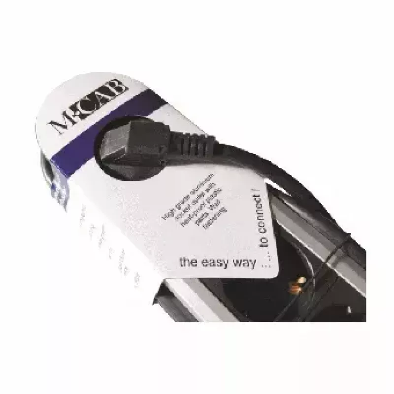 Listwa zasilająca M-Cab POW0001 2m 6 gniazd AC wewnętrzna czarno-srebrna