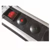Listwa zasilająca M-Cab POW0001 2m 6 gniazd AC wewnętrzna czarno-srebrna