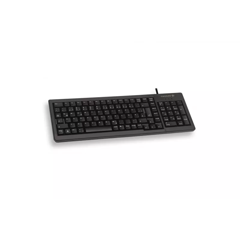 Klawiatura CHERRY XS G84-5200 biurowa USB + PS/2 AZERTY francuska czarna