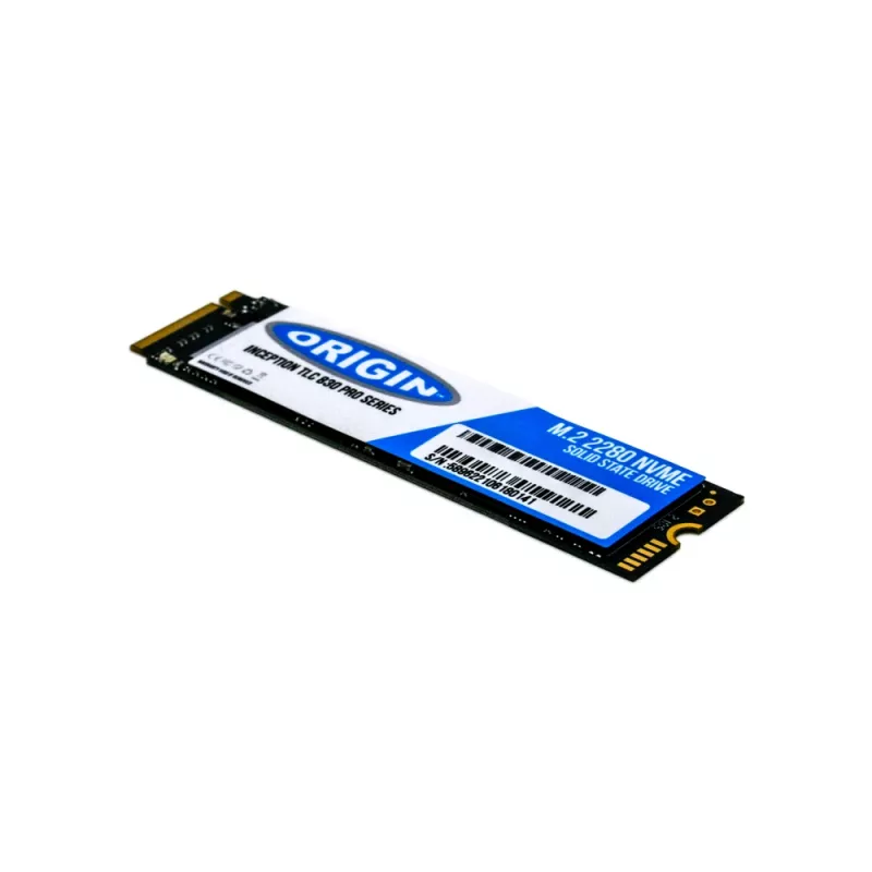 Origin Storage Inception SSD 2 TB NVMe M.2 3D TLC 80 mm, 2 TB, M.2, 2100 MB/s, 640 Gbit/s