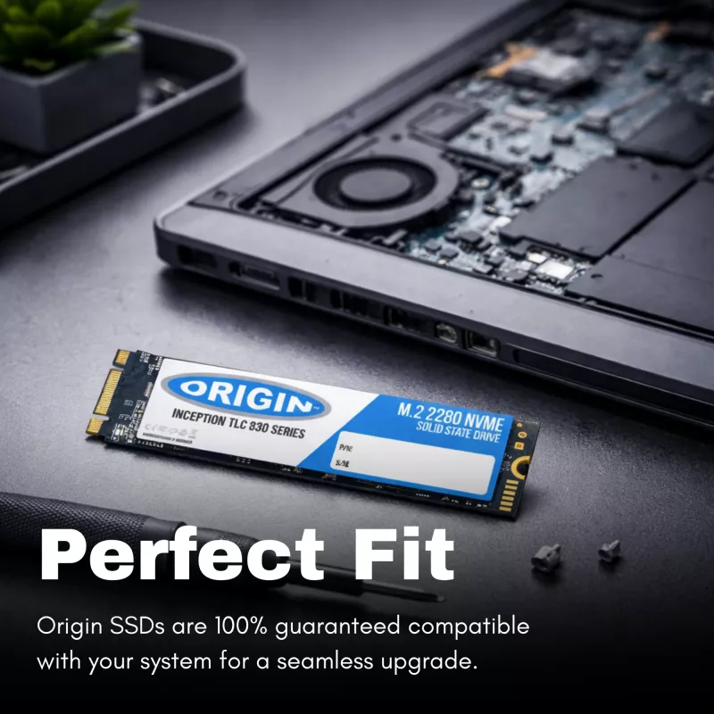 SSD Origin Inception 256GB NVMe M.2 3D TLC (80mm) — 2100/1900 MB/s