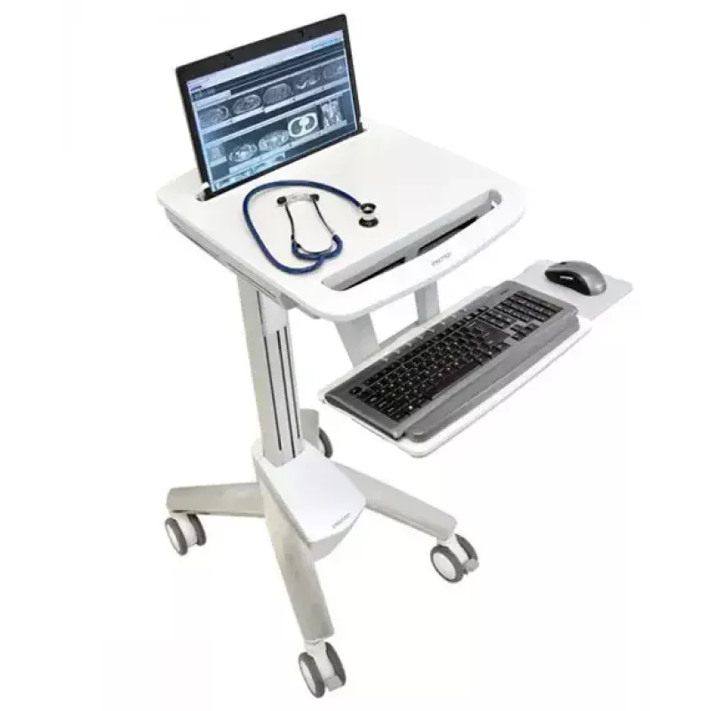 Wózek multimedialny Ergotron StyleView EMR Laptop Cart SV40 Aluminium szary biały