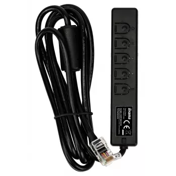 iiyama RC TOUCHV03 kabel zasilający Czarny