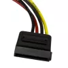 StarTech.com 6in 4 Pin LP4 do SATA – kabel zasilający adapter, Molex (4-pin), SATA 15-pin, 0,152 m, Męski, Prosty, Prosty
