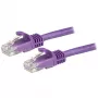 StarTech.com 15m CAT6 Ethernet kabel - fioletowy CAT 6 Gigabit Ethernet Wire -250MHz 100W PoE RJ45 UTP sieciowy/Patch Cord Snagless w/Strain Relief Individually Tested