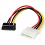 StarTech.com 6in 4 Pin LP4 to Left Angle SATA Power adapter kablowy