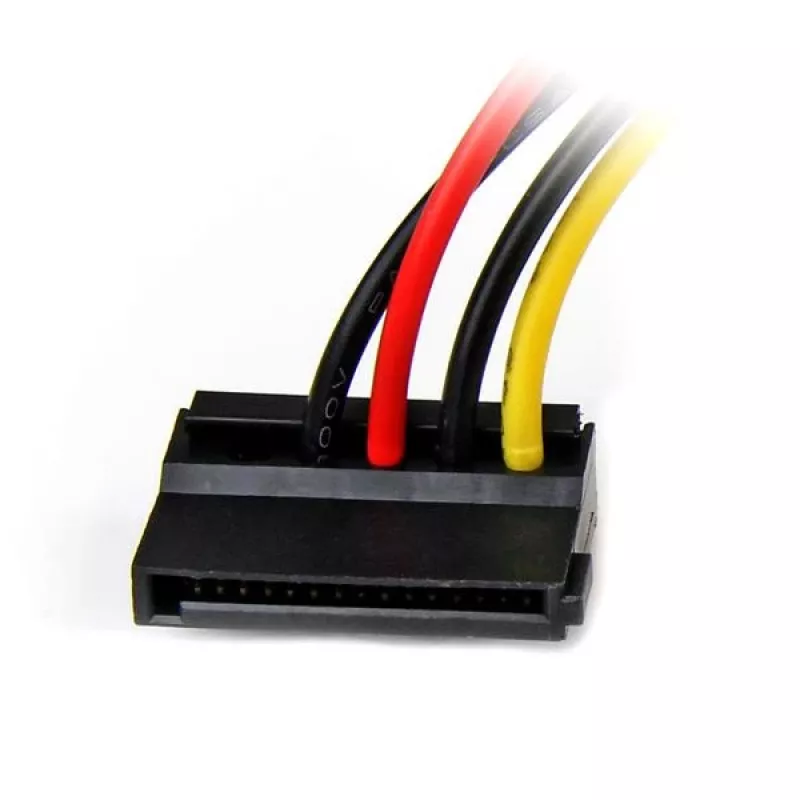 StarTech.com 6in 4 Pin LP4 to Left Angle SATA Power adapter kablowy