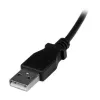 StarTech.com 2m Kabel Micro USB - A na Micro B kątowy w dół, 2 m, USB A, Micro-USB B, USB 2.0, 0.48 Gbit/s, czarny