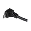 StarTech.com 2m Kabel Micro USB - A na Micro B kątowy w dół, 2 m, USB A, Micro-USB B, USB 2.0, 0.48 Gbit/s, czarny