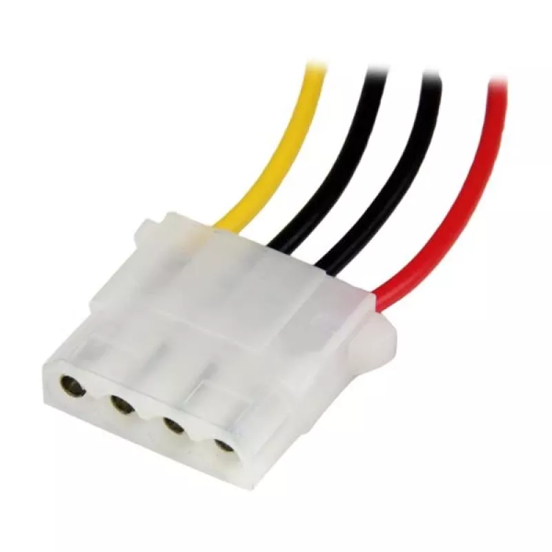 StarTech.com 12-calowy przedłużacz zasilania LP4 – M/Ż, Molex (4-pin), Molex (4-pin), 0,304 m, Męski, Żeński, Prosty