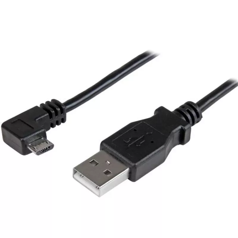 StarTech.com Micro-USB Charge-and-Sync kabel M/M - Right-Angle Micro-USB - 30/24 AWG - 1 m (3 ft.)