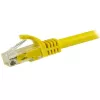 StarTech.com 1,5 m kabel Ethernet CAT6 - żółty przewód Gigabit Ethernet CAT 6 - 250 MHz - 100 W PoE - RJ45 UTP - kabel sieciowy/patchcord - bez zaczepów z odciążeniem - testowany indywidualnie