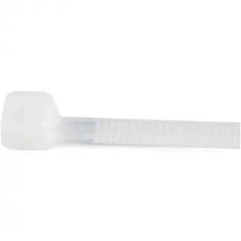 StarTech.com Opaski kablowe 8 cali (20 cm) – szerokość 1/8 cala (4 mm), średnica wiązki 2-1/8 cala (55 mm), wytrzymałość na rozciąganie 50 funtów (22 kg), nylonowe samozaciskowe opaski zaciskowe z zakrzywioną końcówką – 94V-2/UL, opakowanie 1000 szt. – białe
