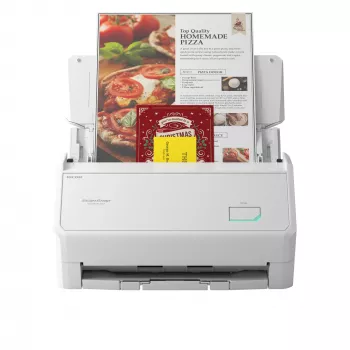 Skaner dokumentów ADF Ricoh ScanSnap iX2400 — A4, 600 x 600 DPI, 45 str./min, 100-arkuszowy ADF, podwójny CIS, biały