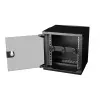 Pierścień kablowy EQUIP EZMR-10-B — metalowy, czarny, akcesorium do szafy rack, 1 szt., 174 g