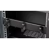 Pierścień kablowy EQUIP EZMR-10-B — metalowy, czarny, akcesorium do szafy rack, 1 szt., 174 g