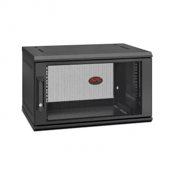 APC NetShelter WX AR106SH4, 6U, szafka dystrybucyjna 19 cali, montaż naścienny, wstępnie zmontowana, głębokość 400 mm