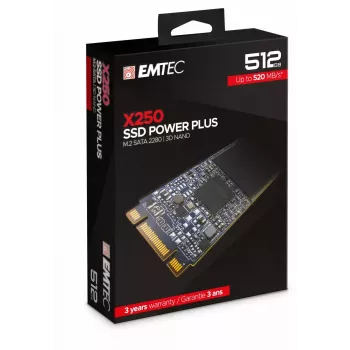 Dysk SSD Emtec 512 GB M.2 Serial ATA III X250
