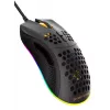 Mysz gamingowa Deltaco DM210 przewodowa ultralekka RGB czarna