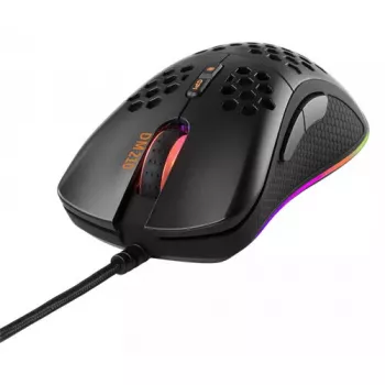 Mysz gamingowa Deltaco DM210 przewodowa ultralekka RGB czarna
