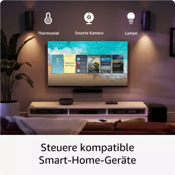Smart TV dongle Amazon 4K Ultra HD USB, Wi‑Fi 6 (802.11ax), 3840×2160, zasilany USB, czarny